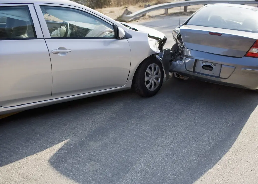 One car rear-ending the other, and the drivers asking if someone rear-ends you, whose insurance do you call?